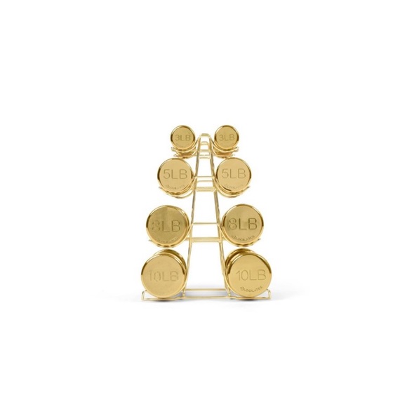 Blogilates 4 Tier Weight Rack - Gold - Picture 7 of 8